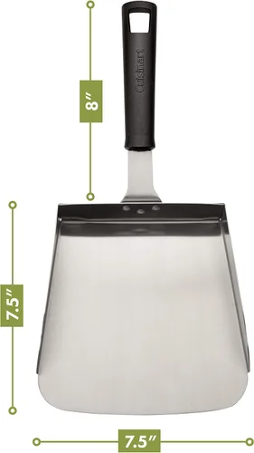 Vista 3 de Cuisinart CSGS-001 Griddle Food Mover y prensa de hamburguesa aplastada
