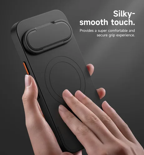 Vista 5 de SURITCH Funda para teléfono Google Pixel 9 Pro XL, compatible con MagSafe, funda protectora con cubierta de cámara y soporte de metal ajustable