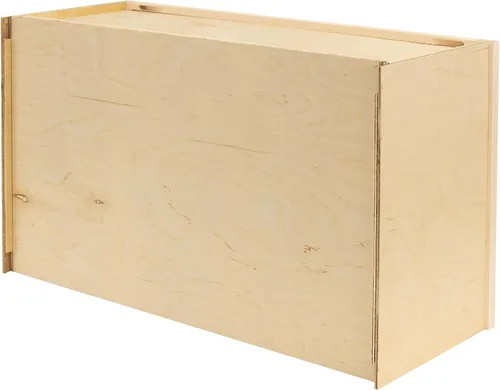 Vista 5 de Quicklock RTA (listo para montar) Armario de cocina de pared para microondas - Estilo agitador 100% madera dura, almacenamiento de hardware