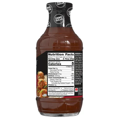 Vista 5 de G Hughes Salsa de chile dulce sin azúcar de 18 onzas (paquete de 3) Salsas de inmersión y adobos que son libres de gluten, bajas en carbohidratos