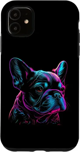 Vista 8 de French Bulldog Retro Design Case for iPhone 17