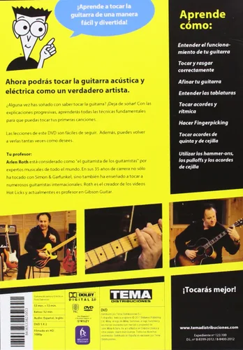 Vista 2 de Para Dummies Guitarra Acústica + Guitarra Eléctrica (Import Movie) (European Format - Zone 2) (2013) Arlen