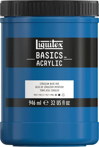 Vista 151 de Liquitex - Pintura acrílica BASICS, tubo de 4 onzas, tono azul cobalto