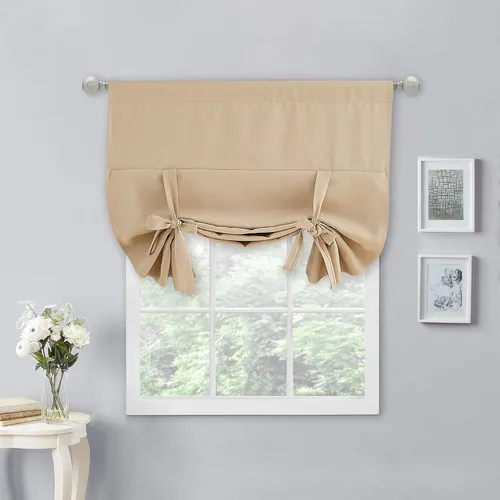 Vista 80 de NICETOWN Cortina Opaca con Aislamiento Térmico – Persiana Enrollable para Ventana de Bebé para Dormitorio/Acción de Gracias