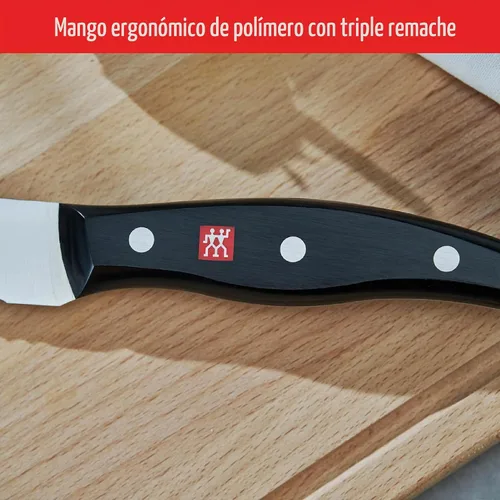 Vista 9 de ZWILLING TWIN Signature Juego de Cuchillos con Bloque Autoafilable de 15 Piezas - Marrón
