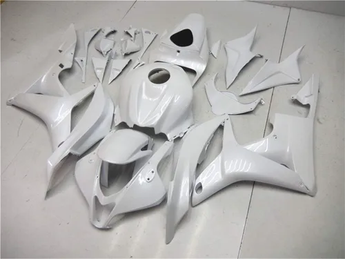 Vista 3 de Nuevo carenado blanco perla apto para Honda 2007 2008 CBR600RR inyección ABS plásticos nuevo carrocería 07 08 d. Perla blanca