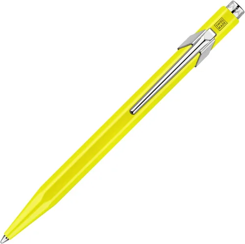 Vista 3 de Caran D'ache 849 Pop Line Fluo Bolígrafo Morado con Caja de Metal (849.590)