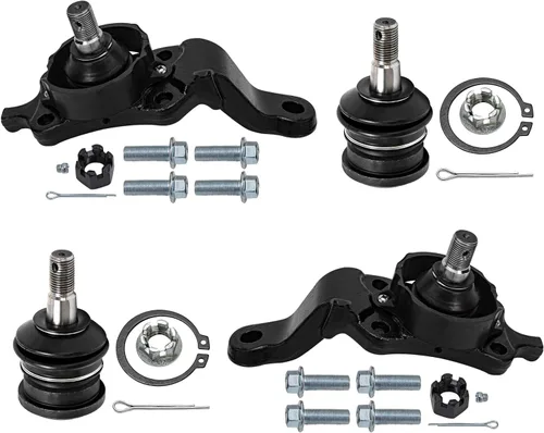 Vista 45 de Detroit Axle - Kit de rótulas delanteras para Ford 2003-2006 Crown Victoria Lincoln Town Car Mercury Grand Marquis 2003-2004 Marauder, reemplazo