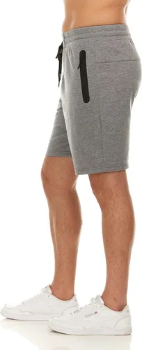 Vista 4 de PURE CHAMP Pantalones cortos de felpa francesa para hombre, paquete de 3 pantalones cortos de gimnasio para hombre, pantalones cortos