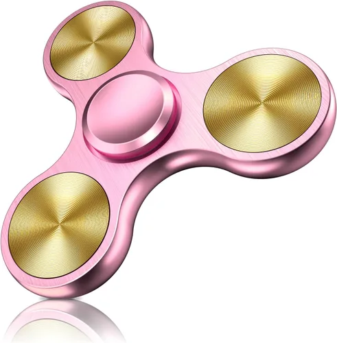 Vista 9 de ATESSON Fidget Spinner Juguete Ultra Duradero de Acero Inoxidable Rodamiento de Alta Velocidad Giros de Precisión Material de Metal Mano Spinner