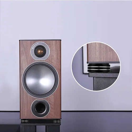 Vista 3 de Tertullus 4 pies de aislamiento de altavoz de alta fidelidad de 1.575 x 0.787 in de aluminio para tocadiscos, subwoofers, amplificador, dispositivos