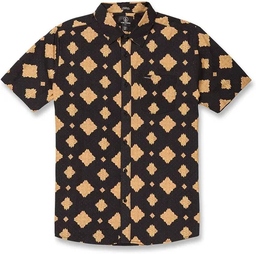 Vista 3 de Volcom Camisa con botones y manga de mandala de grano regular para hombre