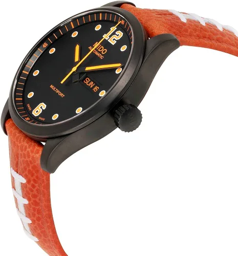Vista 2 de Mido Multifort Touchdown edición especial reloj para hombre con esfera negra M0054303605080
