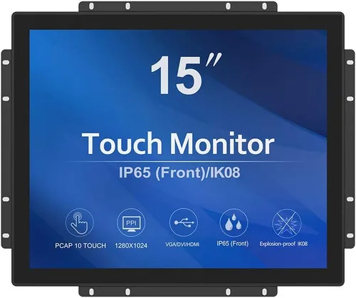 Vista 7 de GreenTouch Monitor táctil PCAP HDMI de 17,8 cm (7 pulgadas) con marco abierto de 1024x600 para mercados de consumo, venta minorista y hostelería