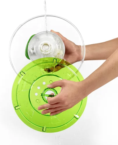 Vista 8 de Zyliss E940011 Easy Spin 2 Ensalada Spinner-Pequeño Verde, Plástico