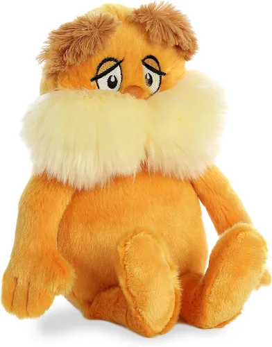 Vista 4 de Aurora® Dr. Seuss™ El Lorax Figura de Peluche Fantástica - Peluche Oficialmente Licenciado para Juego Imaginativo - Perfecto para Niños y Adultos