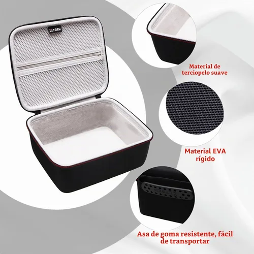 Vista 3 de LTGEM - Funda de proyector para AuKing 2026 actualizada, interior: 8.4"x7.2
