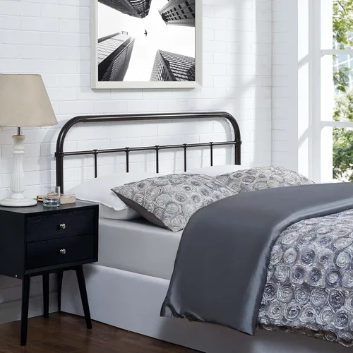 Vista 6 de Modway Serena - Cabecera de cama de acero estilo rústico
