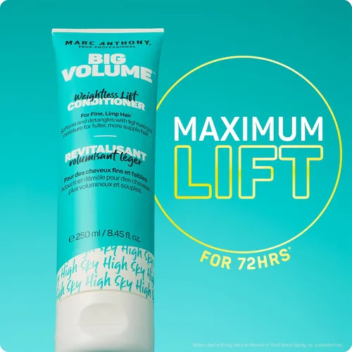 Vista 3 de Marc Anthony Acondicionador de gran volumen, humedad sin peso para cabello voluminoso