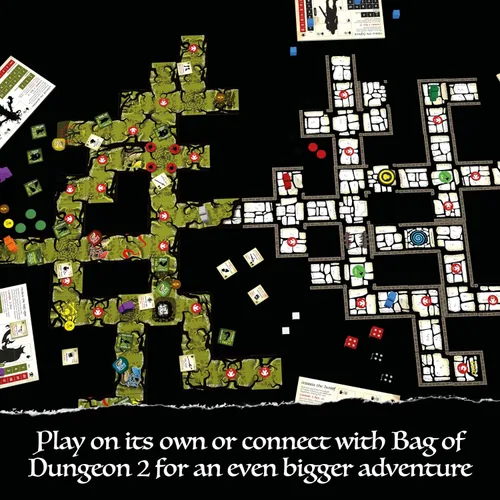 Vista 7 de Bag of Dungeon–Juego de Mesa de Aventura Fantástica para Familias y Fanáticos de RPG 1–4 Jugadores, Edades 7+ Explorador de Mazmorras Clásico