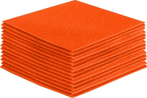 Vista 224 de FabricLA Hojas de fieltro acrílico para manualidades, cuadrados de fieltro precortados suaves de 4 x 4 pulgadas (3.9 in x 3.9 in), utiliza hojas