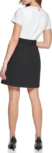 Vista 4 de Karl Lagerfeld Paris Vestido largo de algodón de gran tamaño para mujer
