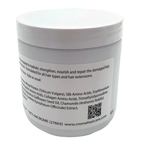Vista 3 de Crome Comida para el cabello - Acondicionador sin enjuague de queratina - 16 oz - Tratamiento capilar