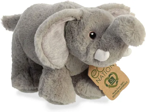 Vista 28 de Aurora® Animal de Peluche Caimán Eco Nation™ Fabricado Responsablemente - Ideal para Aventuras de Juego - Perfecto para Cumpleaños o Simplemente