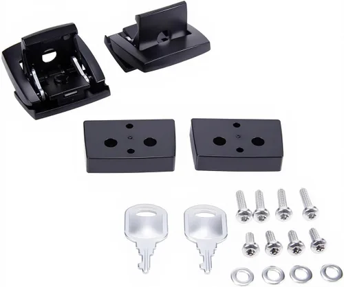 Vista 8 de Paquete de viaje negro Tour Pack Latch Compatible con Harley DAVIDSON Touring Electra Glide 1988-1998 1999-2013