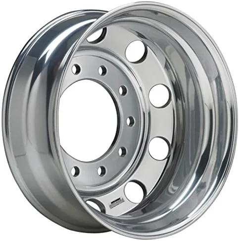 Vista 2 de Accuride 24.5 "x 8.25" Aluminio 10 Lug on 11.220 in Rueda Semi-Pulida (41362SP)