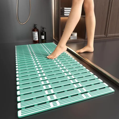 Vista 14 de XIYUNTE Tapete de Ducha Antideslizante para Bañera - 27 X 16 Pulgadas Tapete de Bañera TPE Tapetes de Ducha Antideslizantes para Interior de Ducha