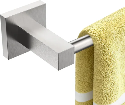 Vista 8 de RUACQ Barra para toallas de 18 pulgadas, Soportes para toallas para baño, Soporte para toallas de acero inoxidable 304 montado en la pared, Barra