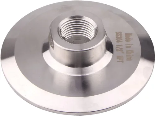 Vista 8 de DERNORD Abrazadera Sanitaria Tri a NPT Hembra Tri Clover (1" NPT Hembra (abrazadera Tri de 1.5 pulgadas))