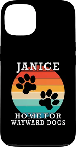 Vista 7 de Janice Home for Wayward Dogs Family Name Case for iPhone 16