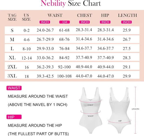 Vista 5 de Nebility Faja moldeadora de cintura con cuello en V para mujer