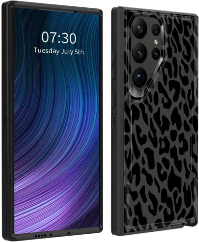 Vista 45 de Funda para Galaxy S23 5G, híbrida de doble capa (tapa a prueba de polvo integrada) (soporte magnético para automóvil) a prueba de golpes, protección