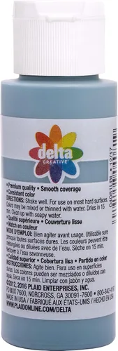 Vista 2 de Delta Creative Pintura multisuperficie, 2 oz, cascada