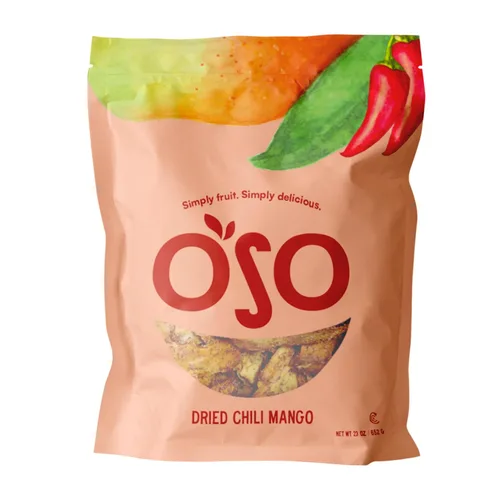 Vista 16 de Oso Snacks Mango Chile Seco Bolsa de 7 Oz Sin Azúcar Añadida Sin Conservantes 100% Fruta Sin OGM Simplemente Fruta. Simplemente