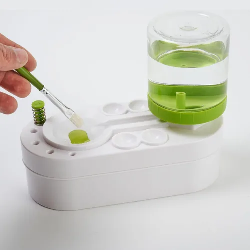 Vista 4 de 2025 Limpiador de Pinceles de Pintura Actualizado Enjuagador de Pinceles con Circulación de Agua (Preensamblado), Herramienta de Limpieza