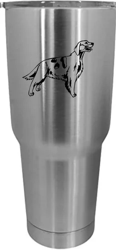 Vista 525 de Cairn Terrier - Vaso grabado con temática de perro, 30 onzas