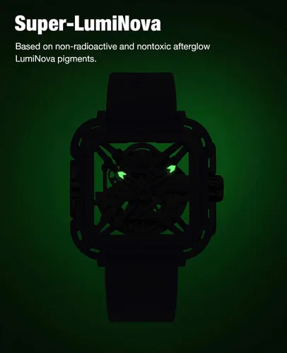 Vista 5 de CIGA Design Relojes para mujer Serie X - Machina, relojes mecánicos automáticos de moda, accesorios de muñeca de cristal de zafiro, analógicos