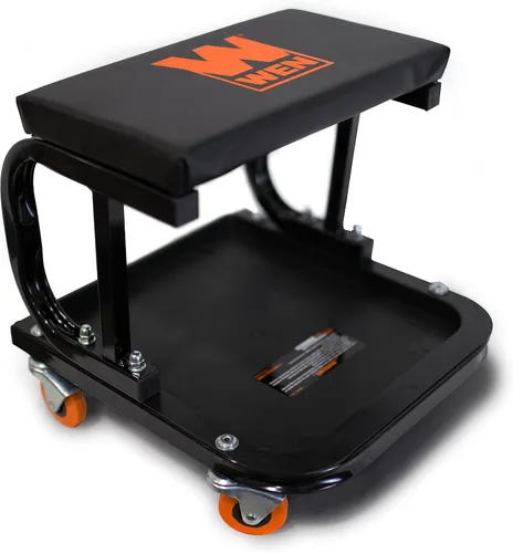 Vista 2 de WEN 73011T Asiento mecánico con capacidad de 250 lb con almacenamiento a bordo