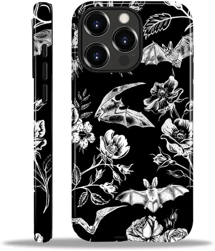 Vista 179 de Funda para iPhone 11, resistente híbrida 2 en 1, protección completa contra golpes con acabado brillante, diseño de collage de tela a cuadros