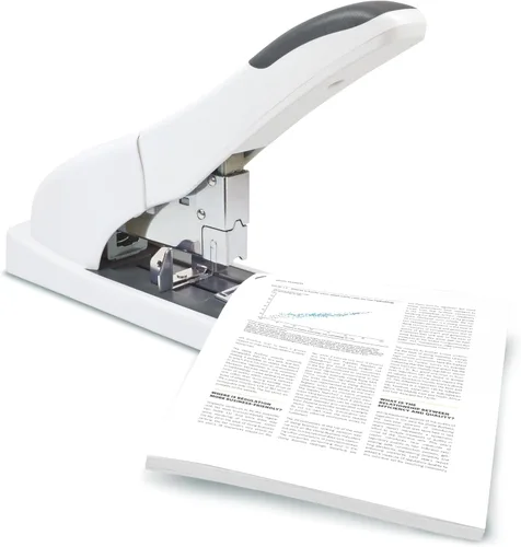Vista 2 de Rapesco ECO HD-140 - Engrapadora resistente, color blanco suave, 140 hojas (1396)