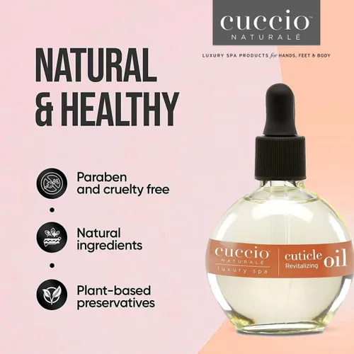 Vista 6 de Cuccio Naturale Aceite Revitalizante para Cutículas - Aceite Hidratante para Reparar Cutículas Durante la Noche - Remedio para Piel Dañada y Uñas