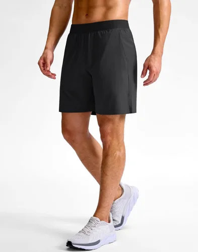 Vista 3 de G Gradual Pantalones cortos deportivos para correr para hombre de 7/5/9 pulgadas, bolsillo con cremallera, ligeros, para entrenamiento, gimnasio