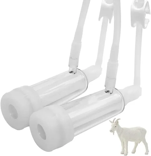 Vista 2 de Accesorio para máquina de ordeño, doble cabeza tetina, tamaño estándar (φ20mm, para cabra) y cepillo de limpieza