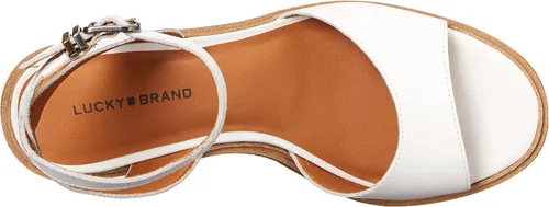 Vista 5 de Lucky Brand Wyndin - Sandalias de cuña esculpidas para mujer