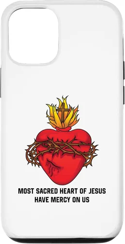 Vista 26 de iPhone 16 Most Sacred Heart of Jesus Design Case