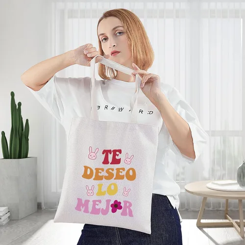 Vista 6 de WZMPA Bolsa de maquillaje para cosméticos de música latina, regalo inspirado en la música, bolsa de maquillaje con cremallera para amigos